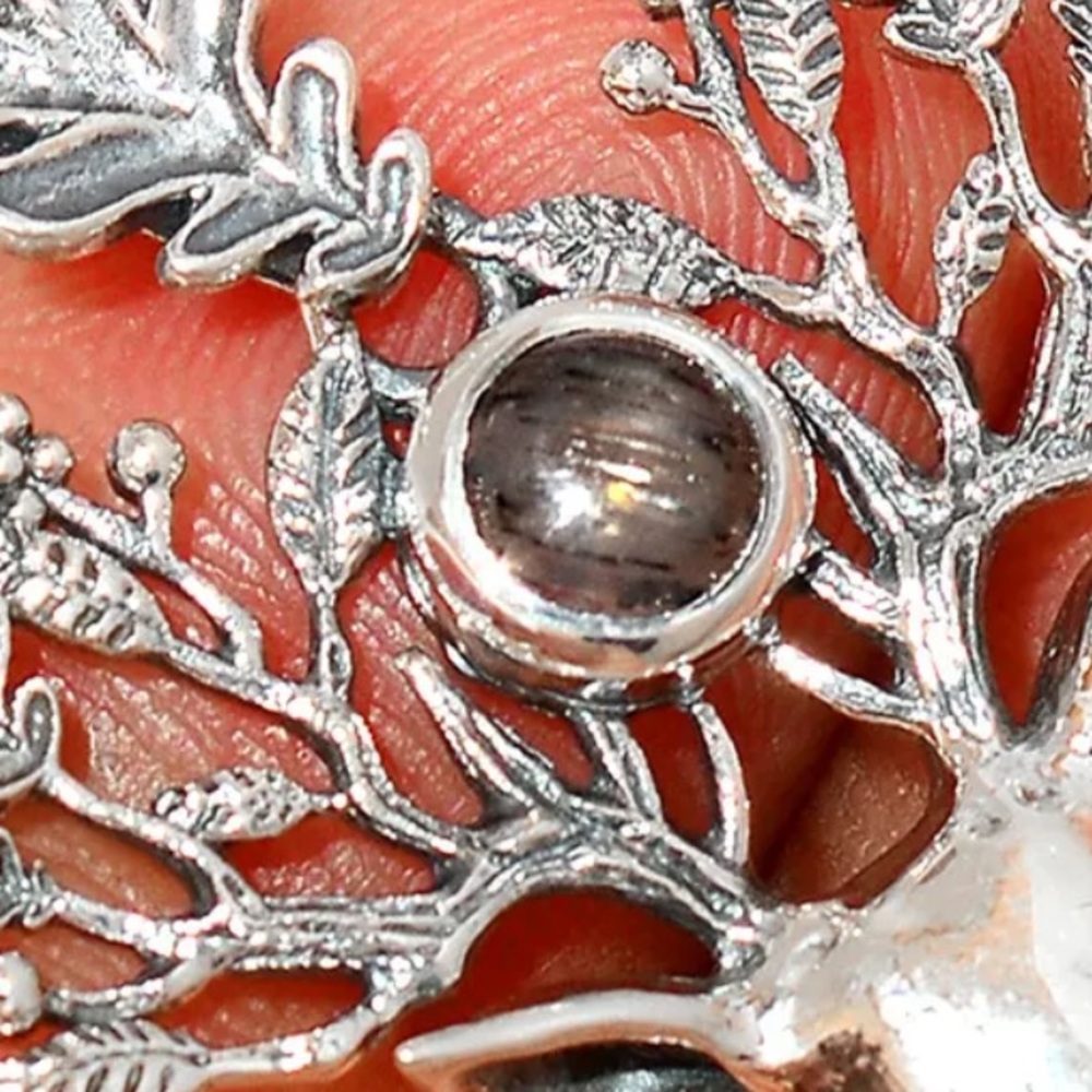 Earth deer Gemstones Sterling silver pendants - Picture 2 of 2